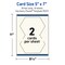 Avery Printable Geo Flat Cards, Sure Feed Technology, 5" x 7", Matte Ivory Cardstock, Laser/Inkjet Printable, 20 Total, Great for Product Branding, Marketing, and More